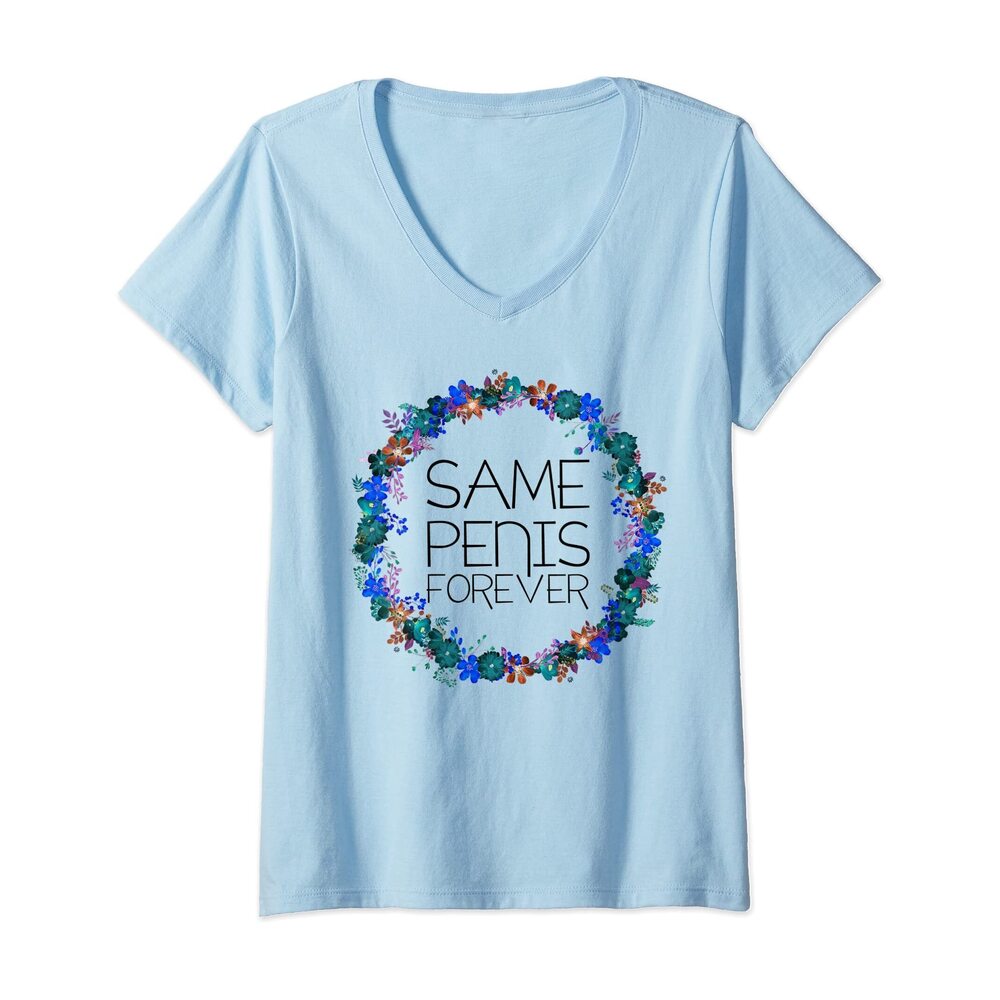 5103 Same Penis Forever Funny Bachelorette Party Bridal Shower V-Neck